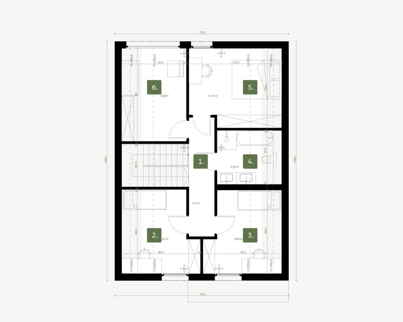 Poddasze - Bez garażu