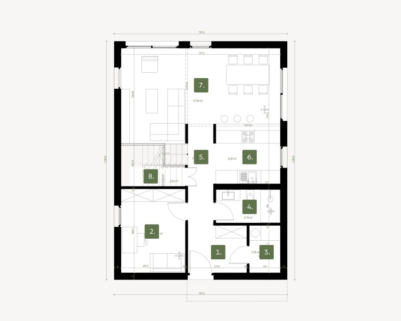 Parter - Bez garażu