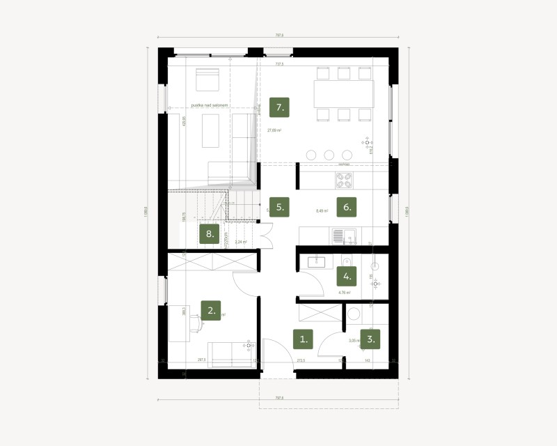 Parter - Bez garażu